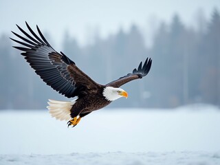 eagle in flight