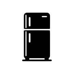 vector illustration of a refrigerator