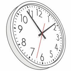 wall clock vector