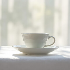 Fototapeta premium cup of coffee on the table