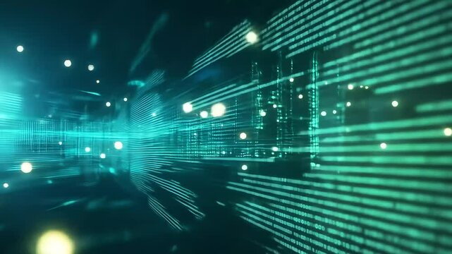 3D Digital Tunnel with Streaming Binary Code