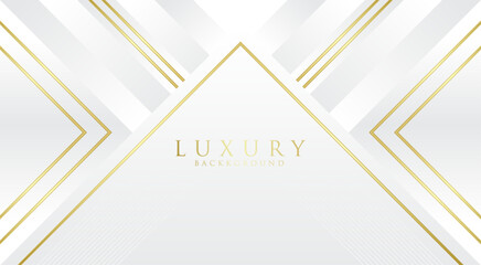 luxurious white background with diagonal gold lines. Luxury and elegant style template. Suitable for covers, posters, ads, banners