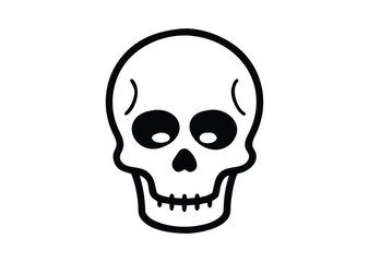 A human skull Vector, skull Icon Illustration