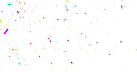 Confetti Transparent Background. Confeti Failling White Background. 3d Rendering Transparent Confeti. Colorful bright confetti isolated on transparent background. gold confetti transparent bg