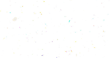 Confetti Transparent Background. Confeti Failling White Background. 3d Rendering Transparent...