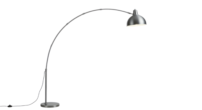 Modern Arc Floor Lamp Metal Design Home Lighting.