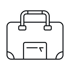 Business briefcase icon, perfect for representing corporate topics, professional services or entrepreneurship