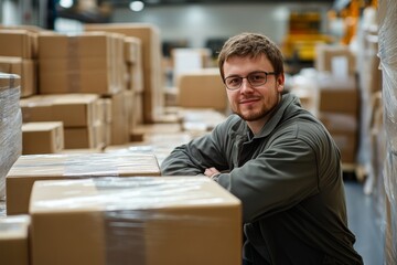 Careful packaging: Expert hands ensuring secure shipping for online store products, focusing on customer satisfaction and safety, Generative AI