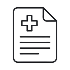 Obraz premium vector icon of medical prescription