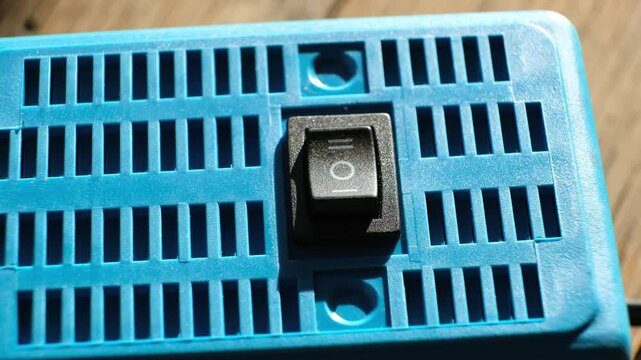 KCD1-101 6c Rocker Switch electrical component rocker-style actuator for on off on control. Offers as a simple durable reliable switching mechanism. Key in middle position. High quality 4k footage.