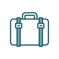 luggage icon vector design template simple and clean