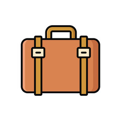 luggage icon vector design template simple and clean