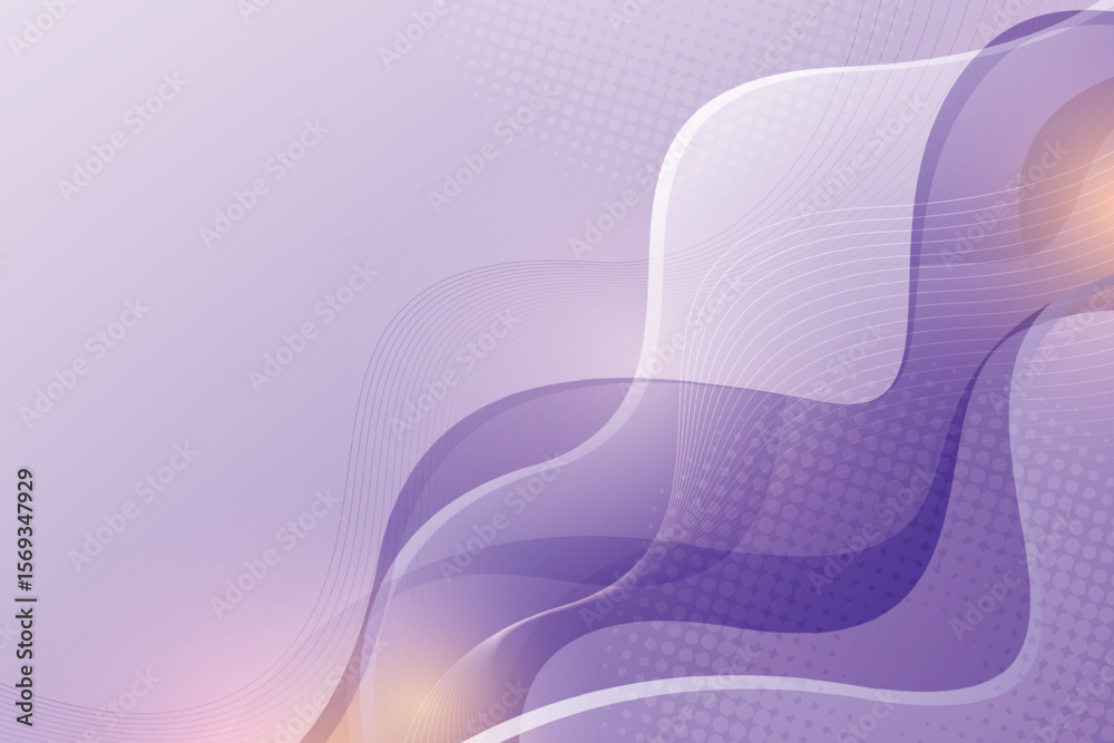 Aufkleber abstract purple background with flowing lines and subtle gradients creating a modern design look iso