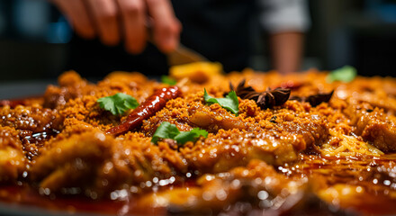 grilled chicken with vegetables