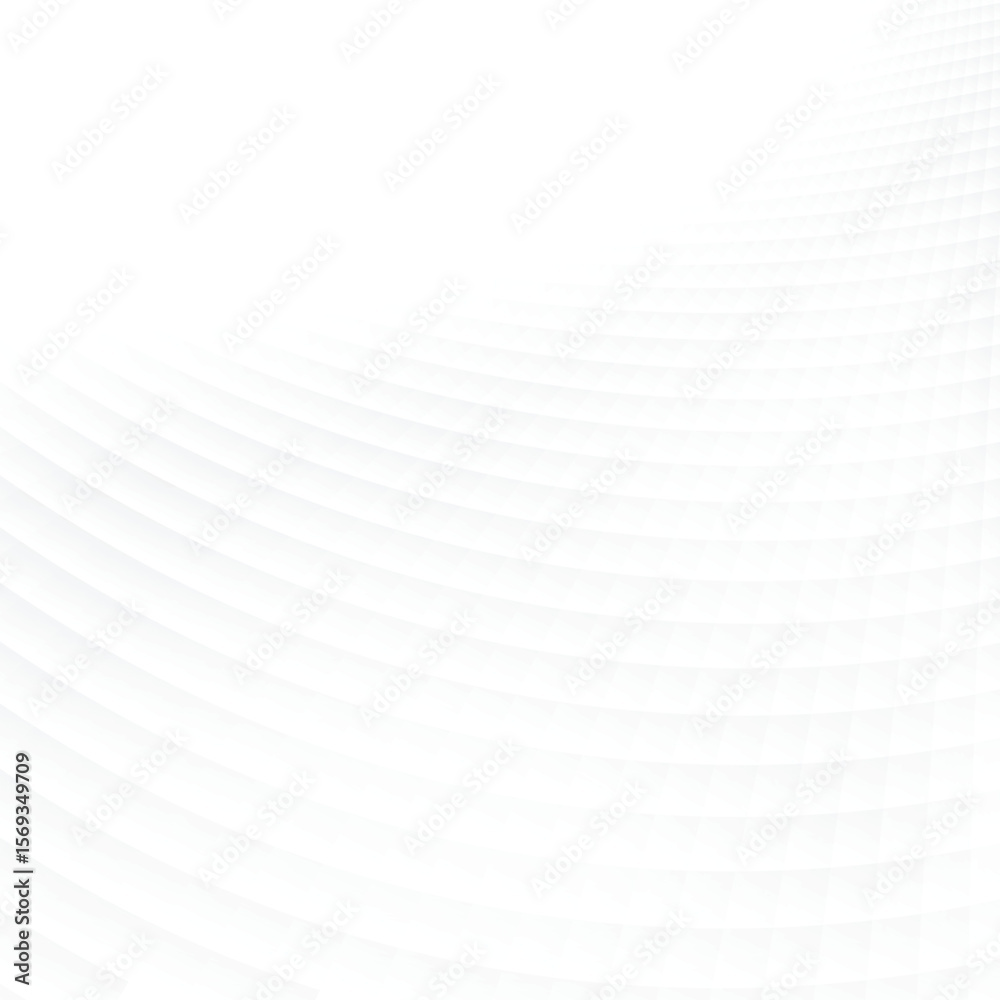 Aufkleber Abstract white background with subtle curved lines creating a minimalist and elegant design element isolated on transparent background