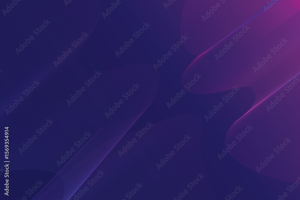 Poster abstract background with flowing lines and a gradient of purple and blue creating a modern feel isol
