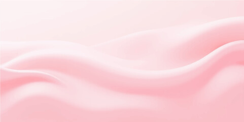 Soft blush pink wave background with smooth flowing motion and elegant gradient style for design