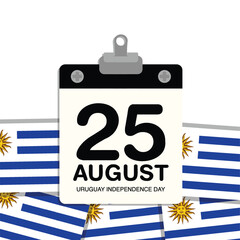 Uruguay Independence Day Small Wall Calendar