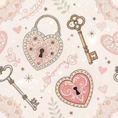 Valentine Seamless Pattern