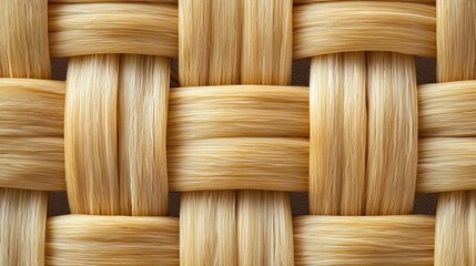 Rattan weave texture close-up natural basket pattern brown honey fibers organic handcraft background seamless tileable surface