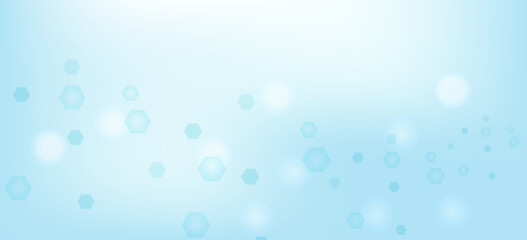 Modern health care abstract background with lines, dots and hexagons. Medical innovation banner template concept. Vector illustration.