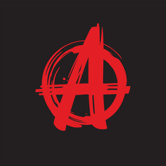 a letter abstract logo modern style