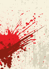 Abstract background with a grunge paint splatter design 