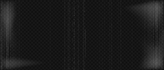 Old grainy film texture worn with noise, Realistic overlay mode of scratched vintage film, Vector abstract background.