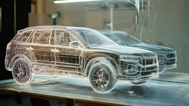 3D car design model