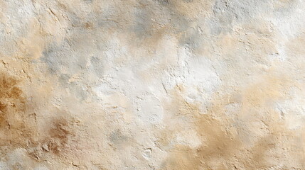 Textured surface with rough plaster. Grunge wall background with neutral color palette. Abstract stucco pattern for renovation or graphic design.