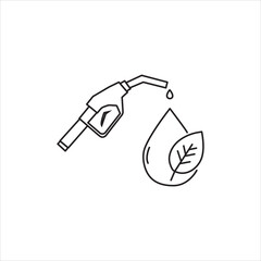 fuel,leaf,green high resolution vector eco energy symbol for sustainable transport renewable resources social media designs and web marketing assets clean power themes