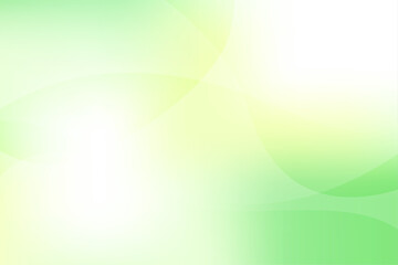 緑色のグラデーションと光　抽象的背景
