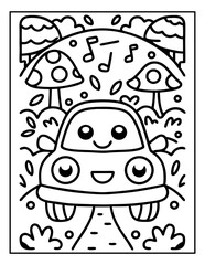trippy groovy coloring pages for kids