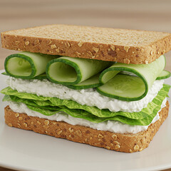 Delicious Cucumber and Cream Cheese Sandwich Recipe Easy Lunch Ideas