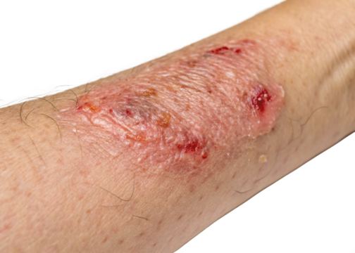 Healing Wound, isolated PNG transparent background