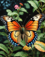 Monarch Butterfly on Orange Blossom – Stunning Macro of Nature’s Elegance