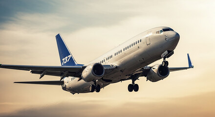 Obraz premium airplane in the sky