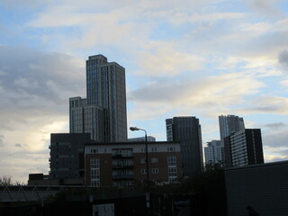Fototapeta premium Evening skyline Stratford