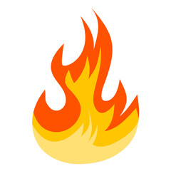 Cartoon Fire Flames