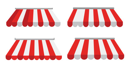 Red and black Friday sale tags with 3D text for business promotion