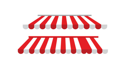 Red and black Friday sale tags with 3D text for business promotion