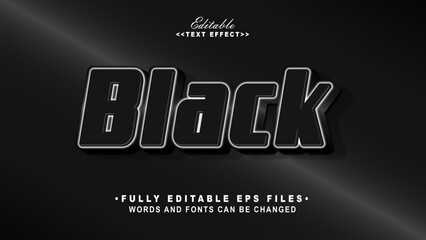 3d black lowercase text effect.typhography logo