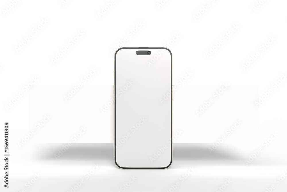 Canvas Prints 3d smartphone and social media 4 items carousel feed post mockup isolated on background. social fram