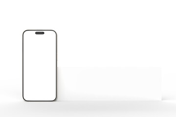 3D Smartphone and Social media 4 Items carousel feed post mockup isolated on background. Social frame mobile app page template for user post feed, like, share, comment, portfolios, online shops, Ads