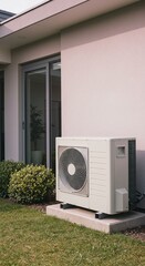 静かな郊外住宅 快適空調ユニット