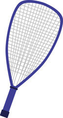 Tennis Racket and Ball Illustration
