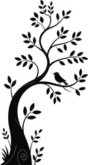 Metal tree wall art eps, ivy tree eps, tree branch wall decor eps , black tree wall decor eps, bay leaf tree metal wall decor eps,
Tree and Birds Metal Wall Decor eps, Boho Living Room Wall Decor eps,