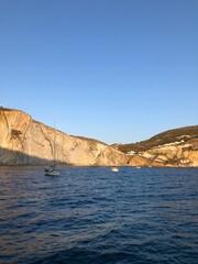 Fototapeta premium barca al tramonto