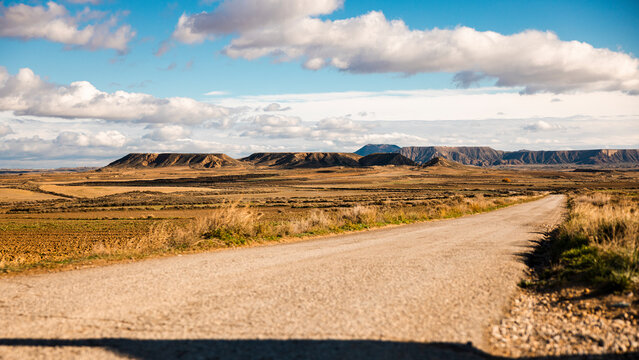 street in dessert spain