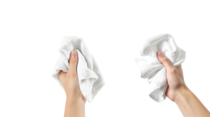 holding a towel png